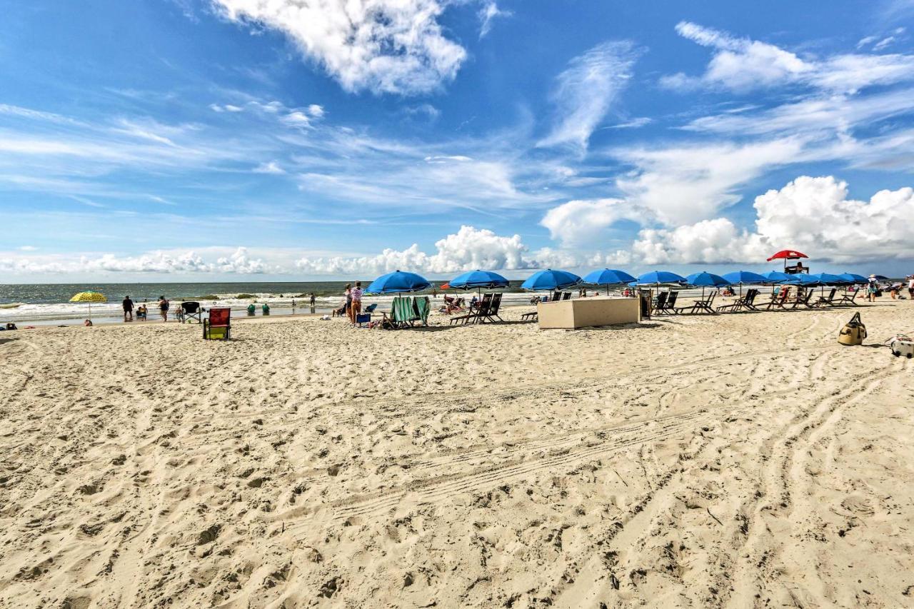 Hilton Head Ocean-View Villa Steps To Beach! هيلتون رئيس جزيرة المظهر الخارجي الصورة